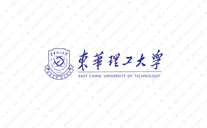 东华理工大学校徽标志矢量图