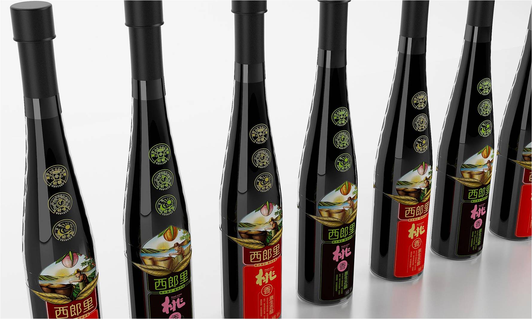 西郎里桃香醋—徐桂亮品牌设计