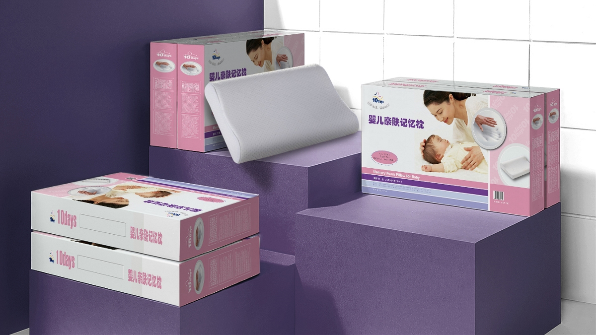 婴儿记忆枕产品包装设计 ｜ 摩尼视觉原创
