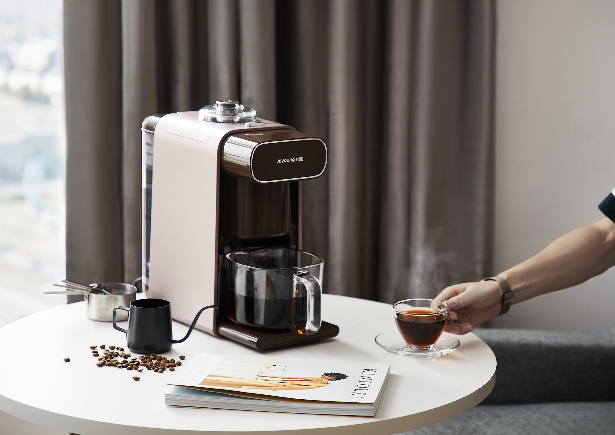 九阳不用手洗豆浆机K1