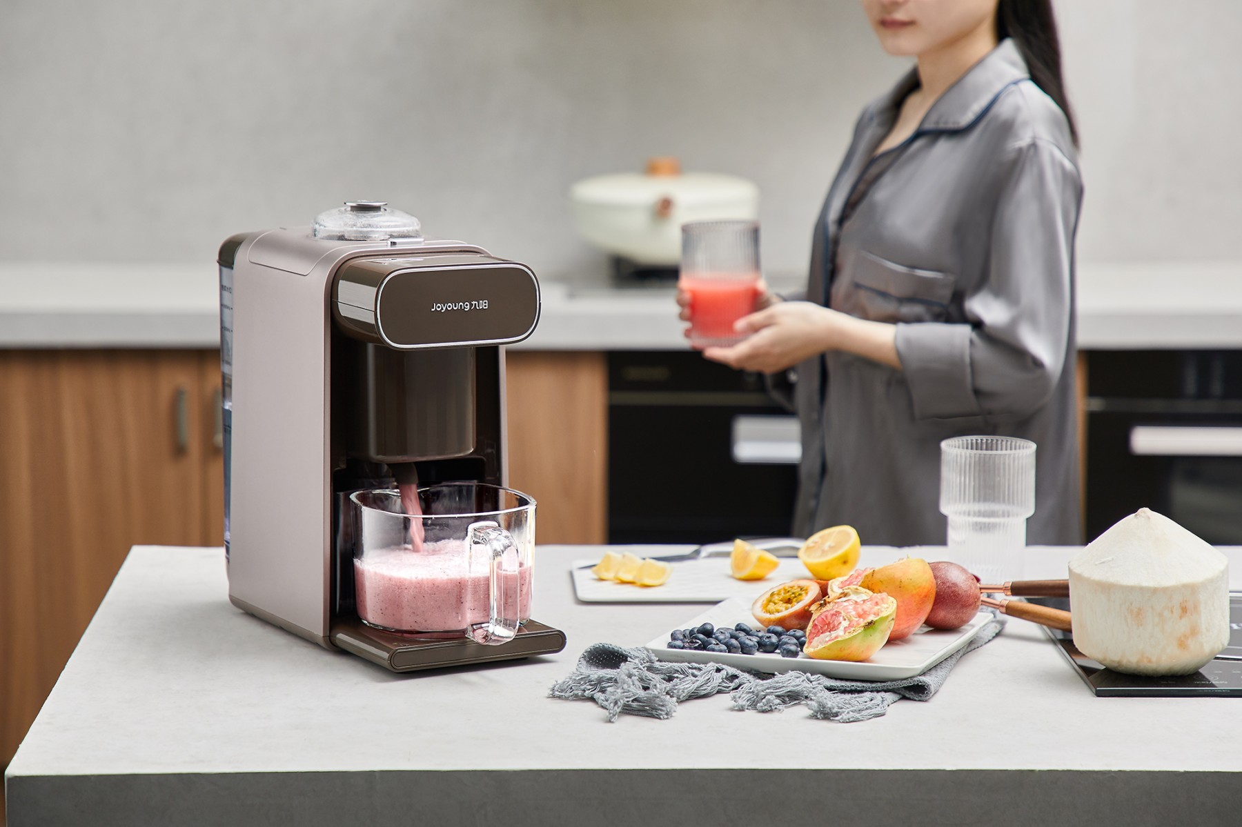 九阳不用手洗豆浆机K1