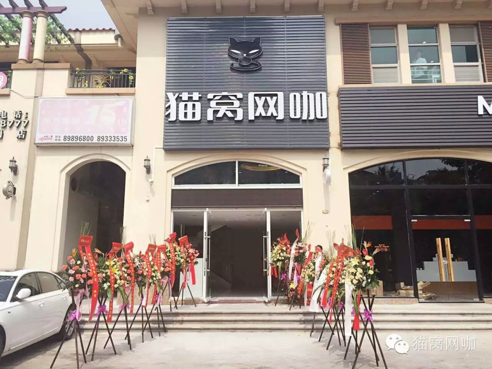 深圳猫窝网咖连锁LOGO品牌形象设计