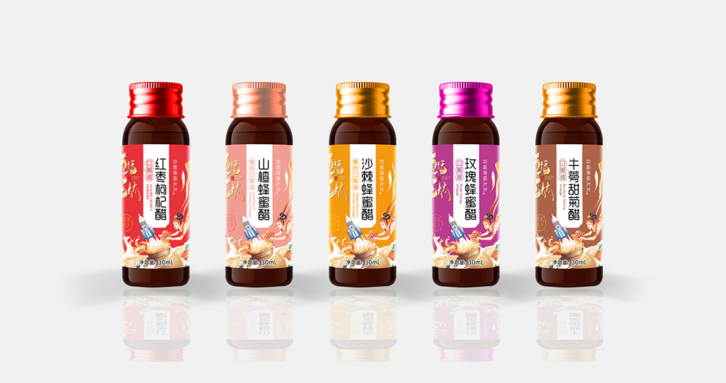 一家太太福三代｜系列甜醋 包装设计