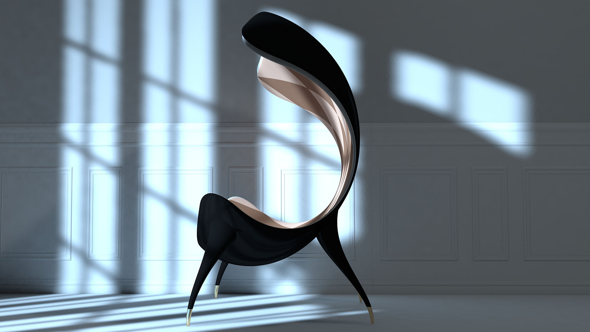 北欧轻奢风创意休闲椅