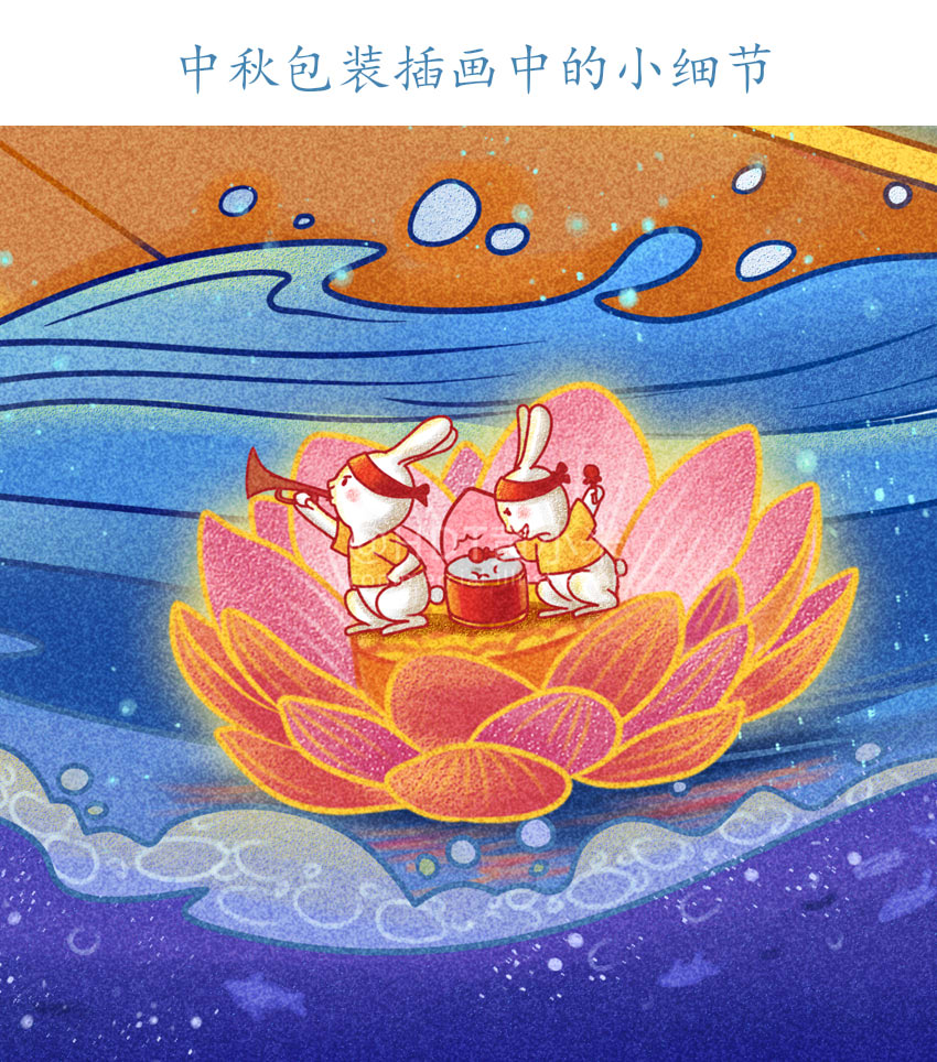 【联易融中秋】包装商业插画