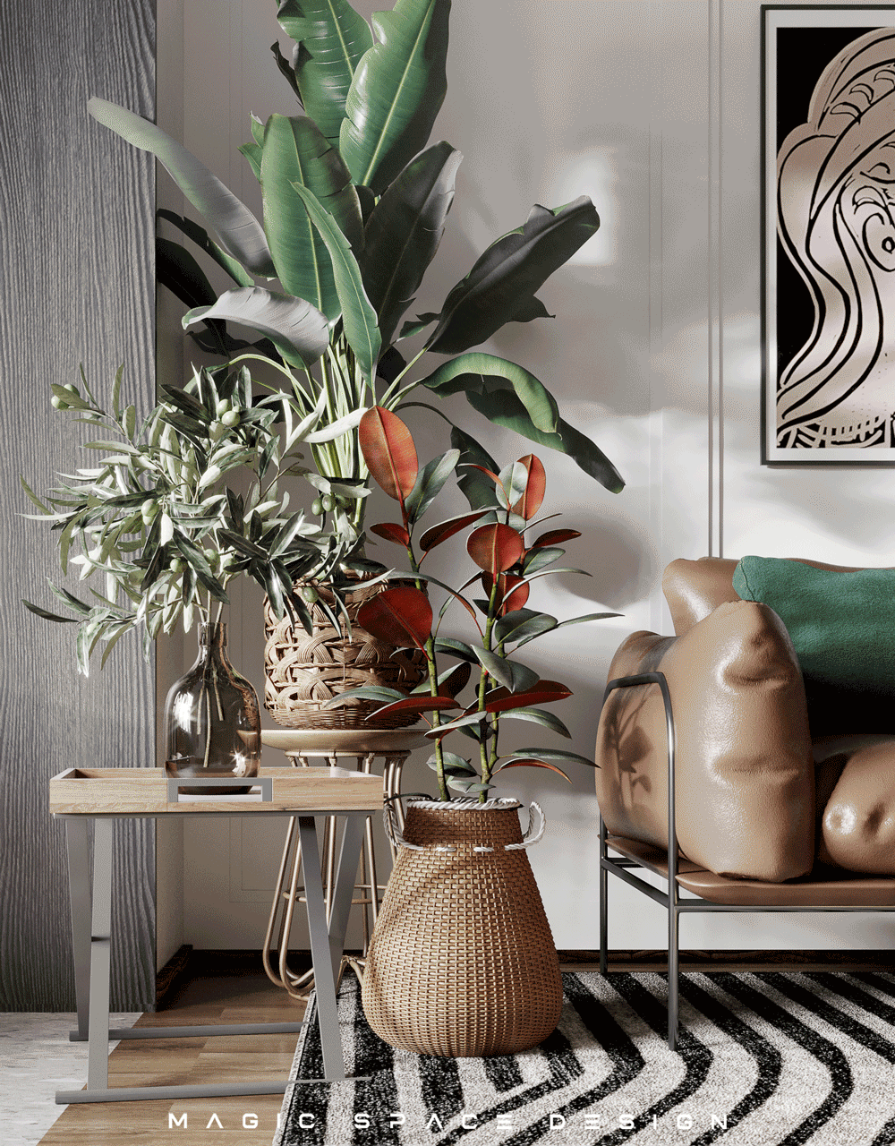 麻吉设计 | 126㎡田园古风，就是美的这么傲娇！