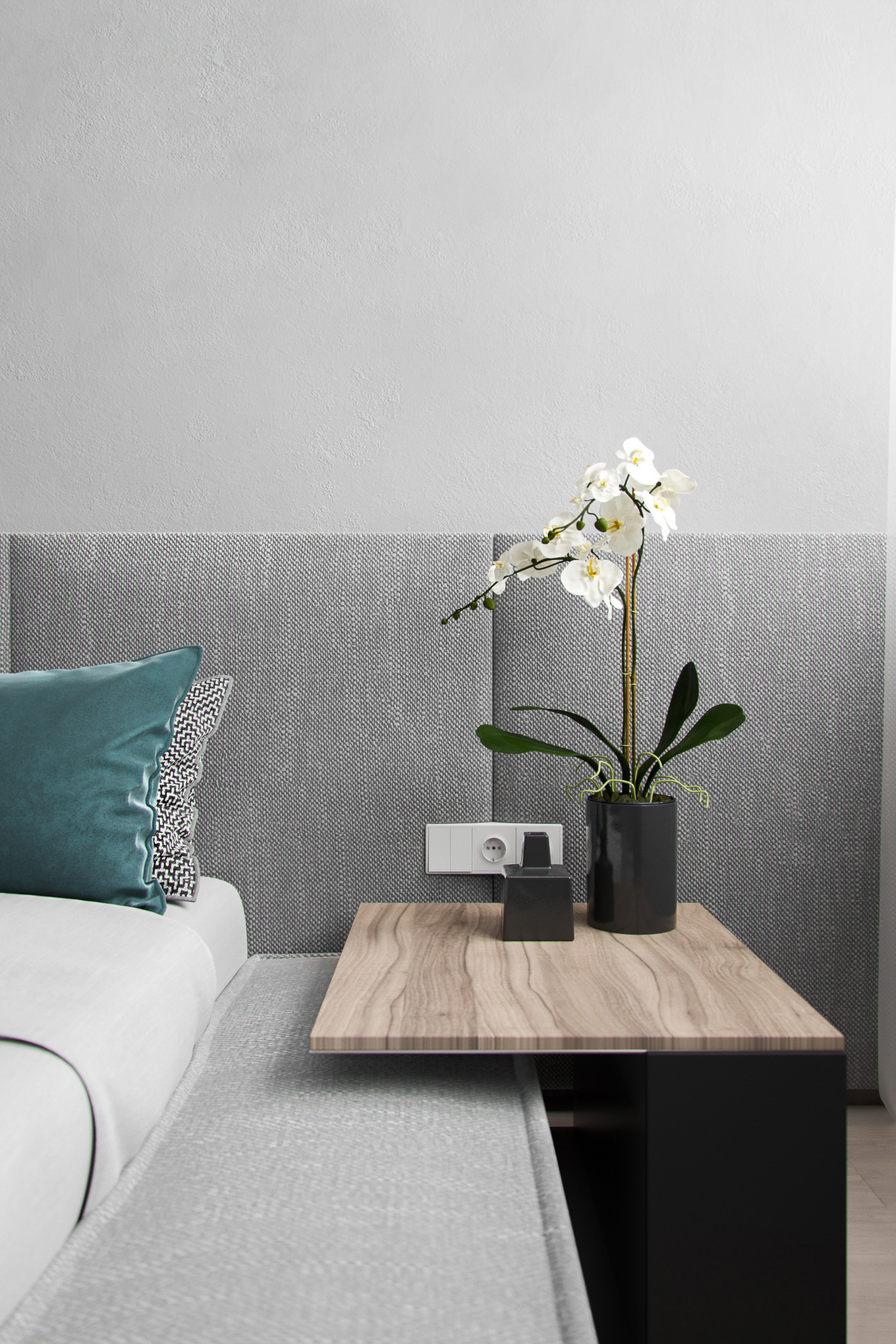 专为热爱简约和灰色的家庭而设计·NEEN DESIGN