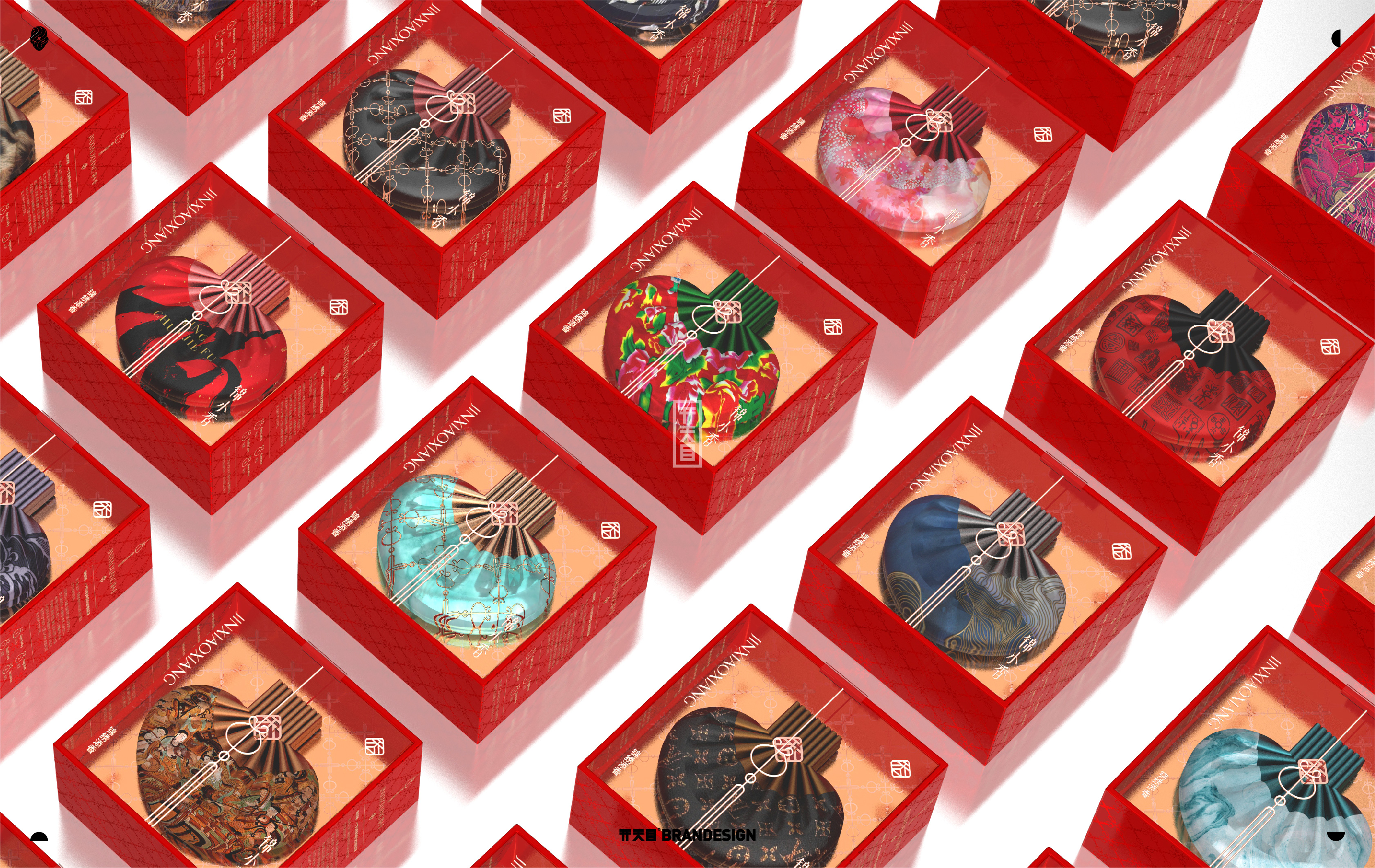 中国风饰品香囊国潮品牌策划设计logo包装vi