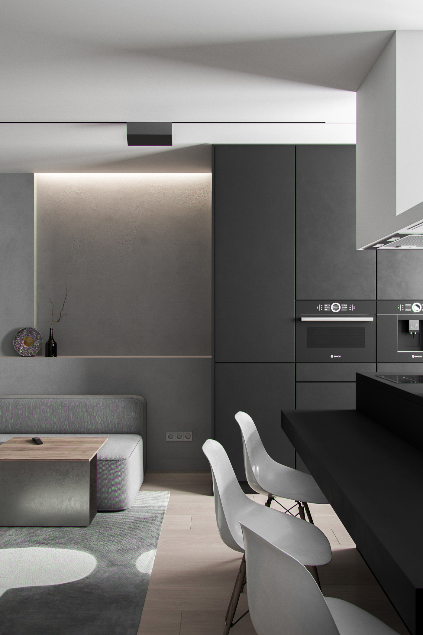 专为热爱简约和灰色的家庭而设计·NEEN DESIGN