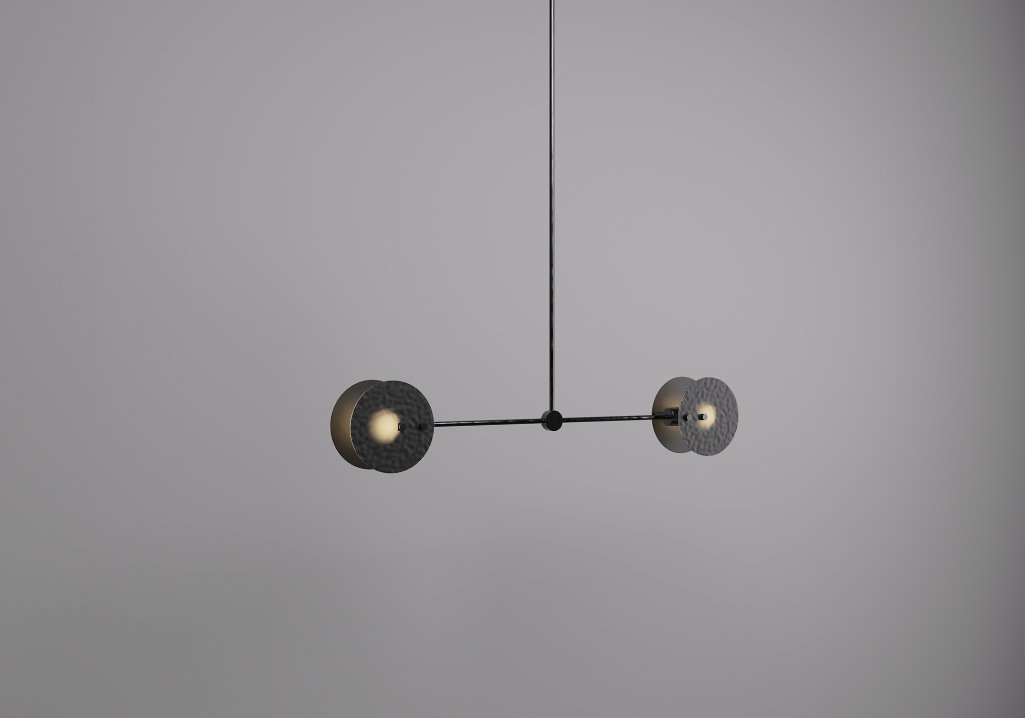 Diptych chandelier - 双联吊灯