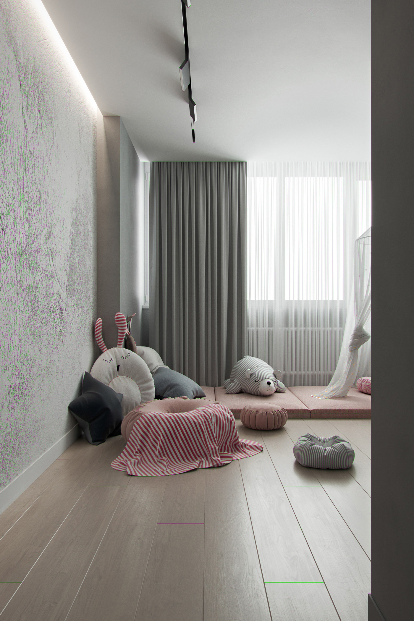 专为热爱简约和灰色的家庭而设计·NEEN DESIGN