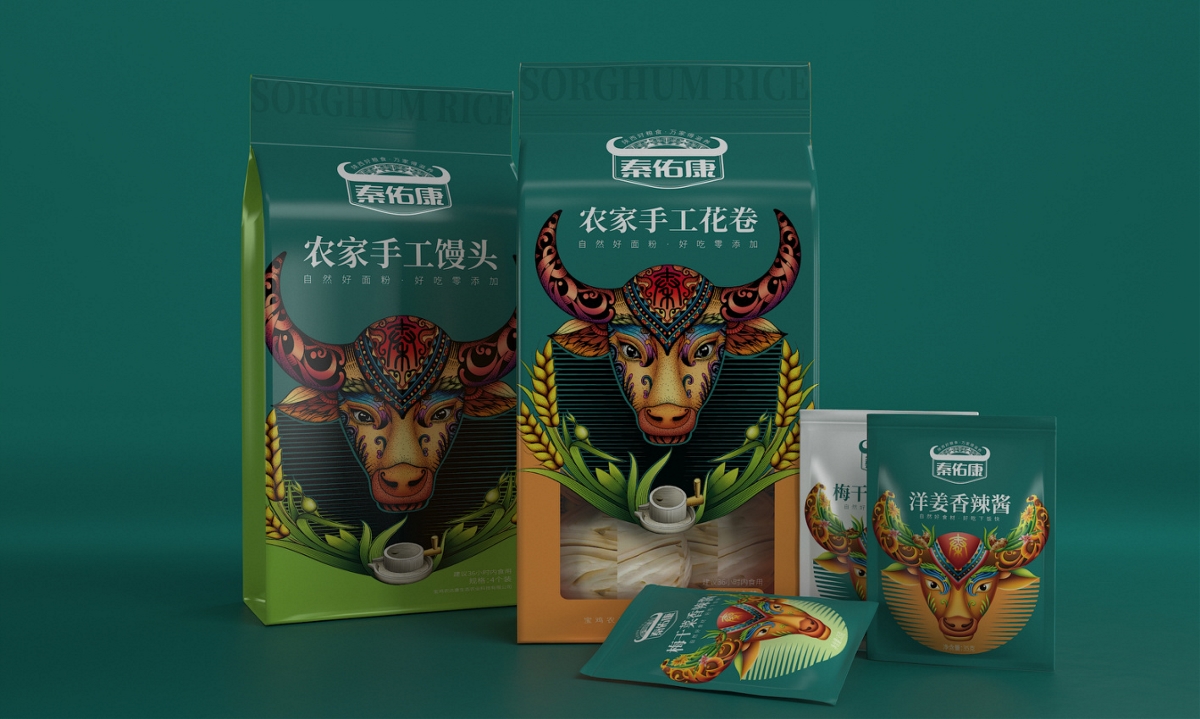 秦佑康杂粮—徐桂亮品牌设计