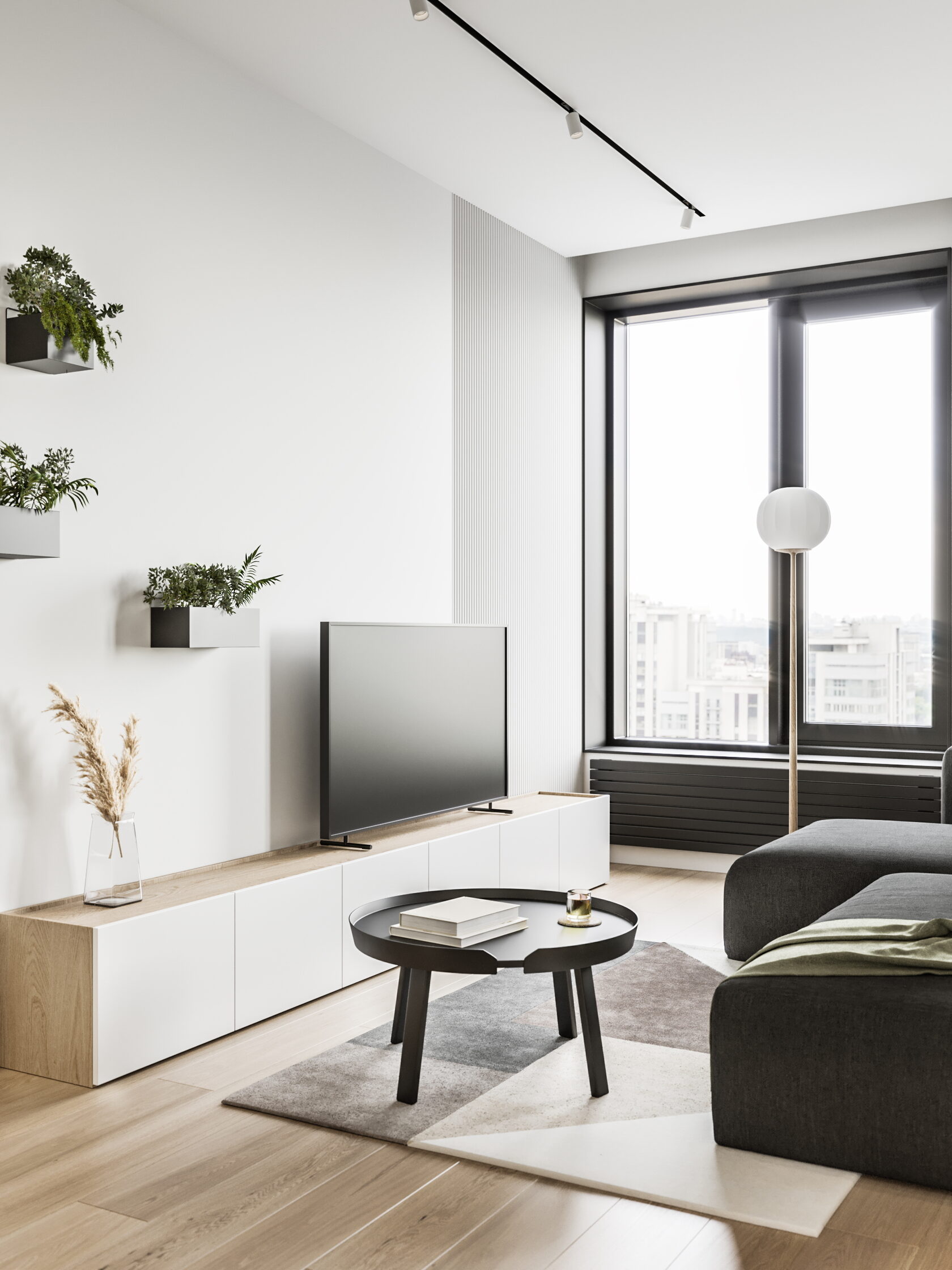 极简和理性：64²柔和色调和对比鲜明的黑色元素：尼恩设计