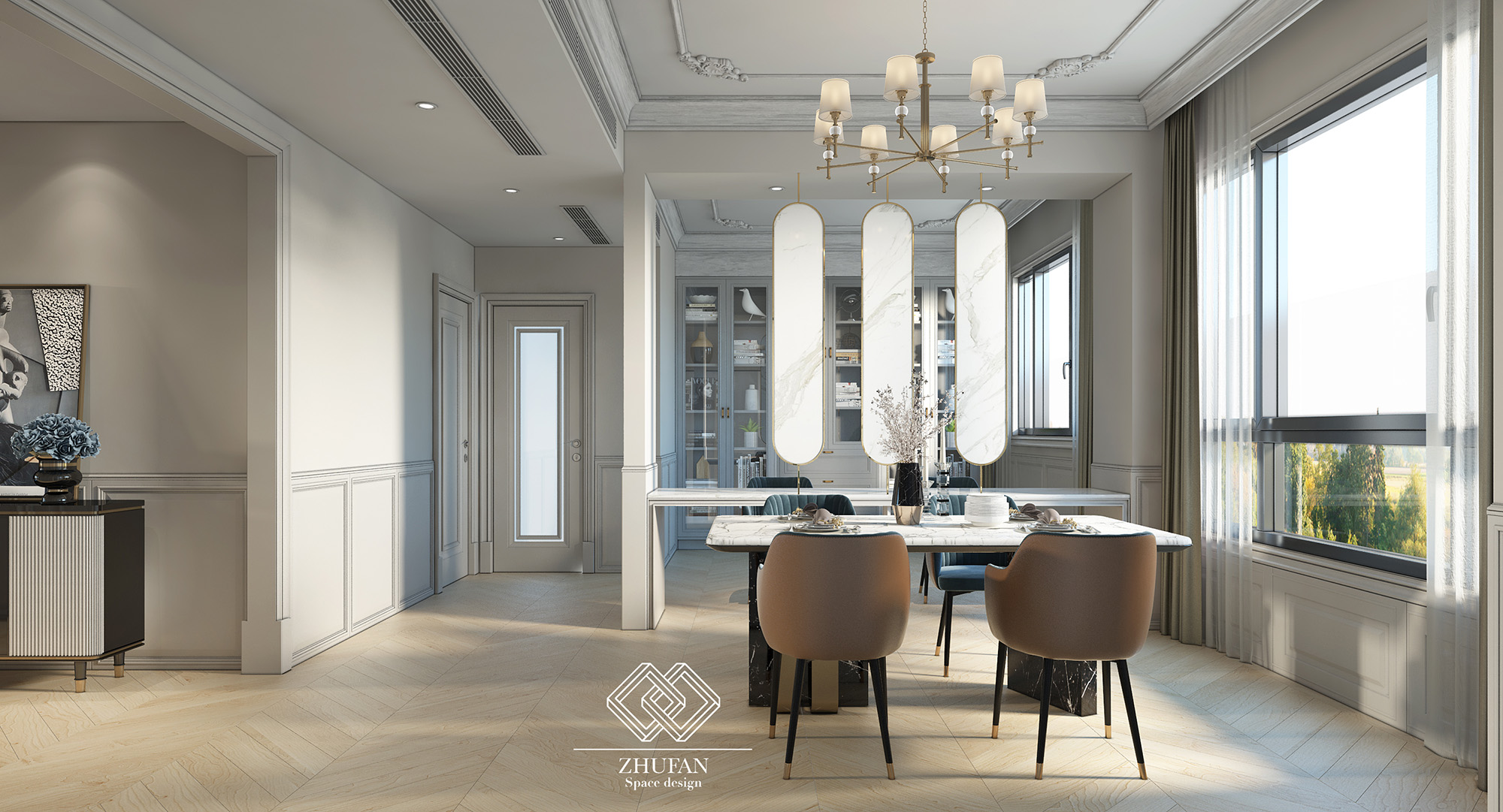 演绎沉稳大气的现代美式风情，腔调十足！