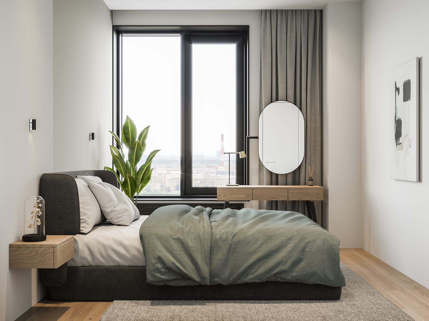 极简和理性：64²柔和色调和对比鲜明的黑色元素：尼恩设计