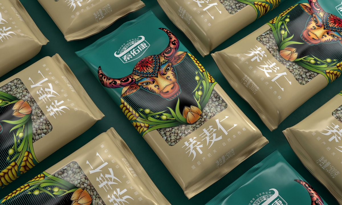 秦佑康杂粮—徐桂亮品牌设计