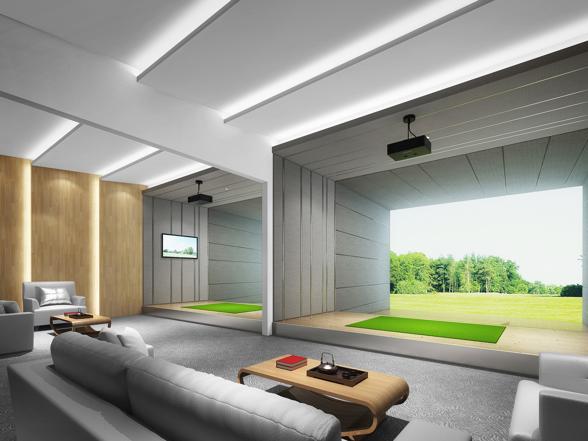 东莞和谷设计——永冠室内高尔夫