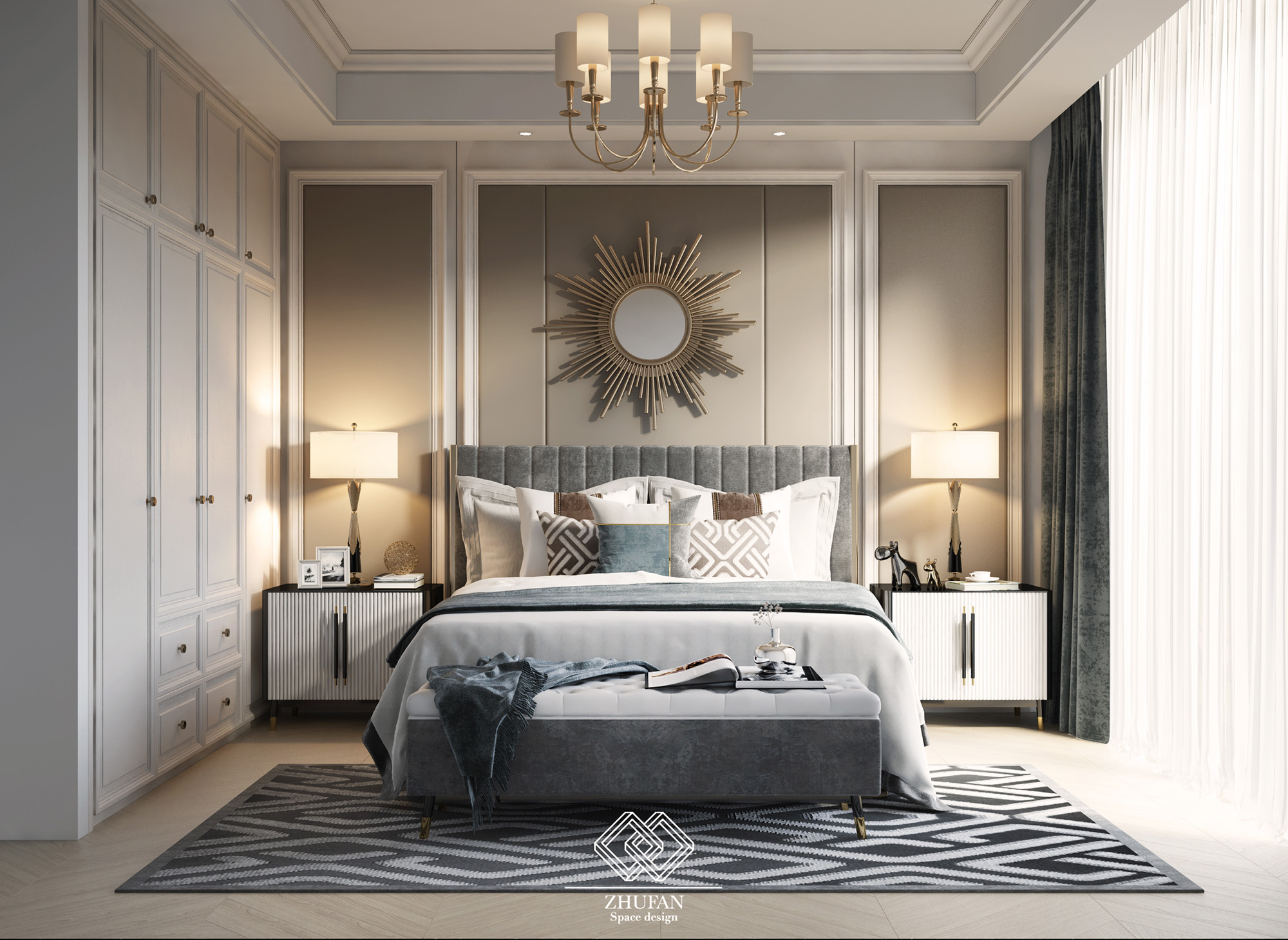 演绎沉稳大气的现代美式风情，腔调十足！