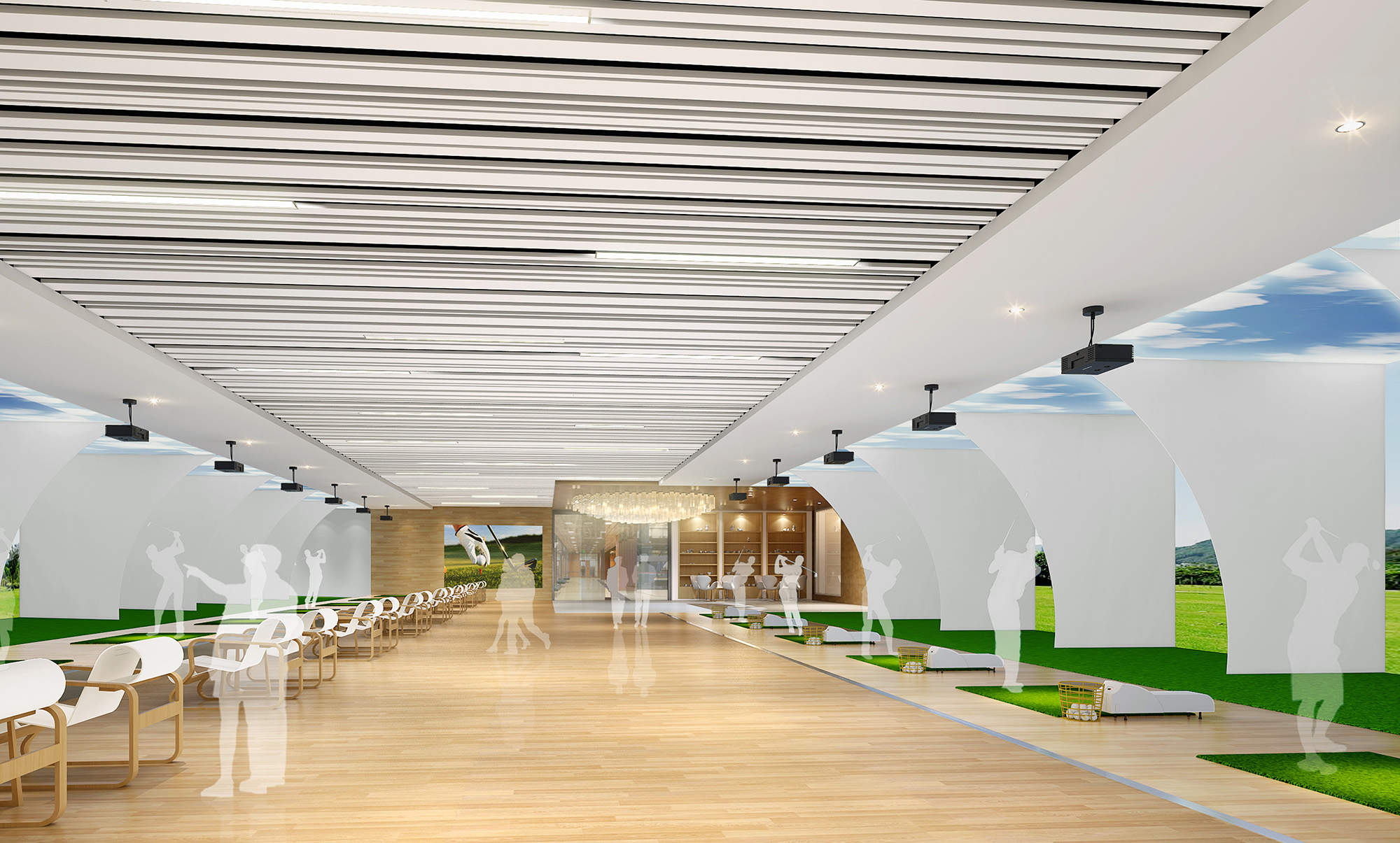 东莞和谷设计——永冠室内高尔夫