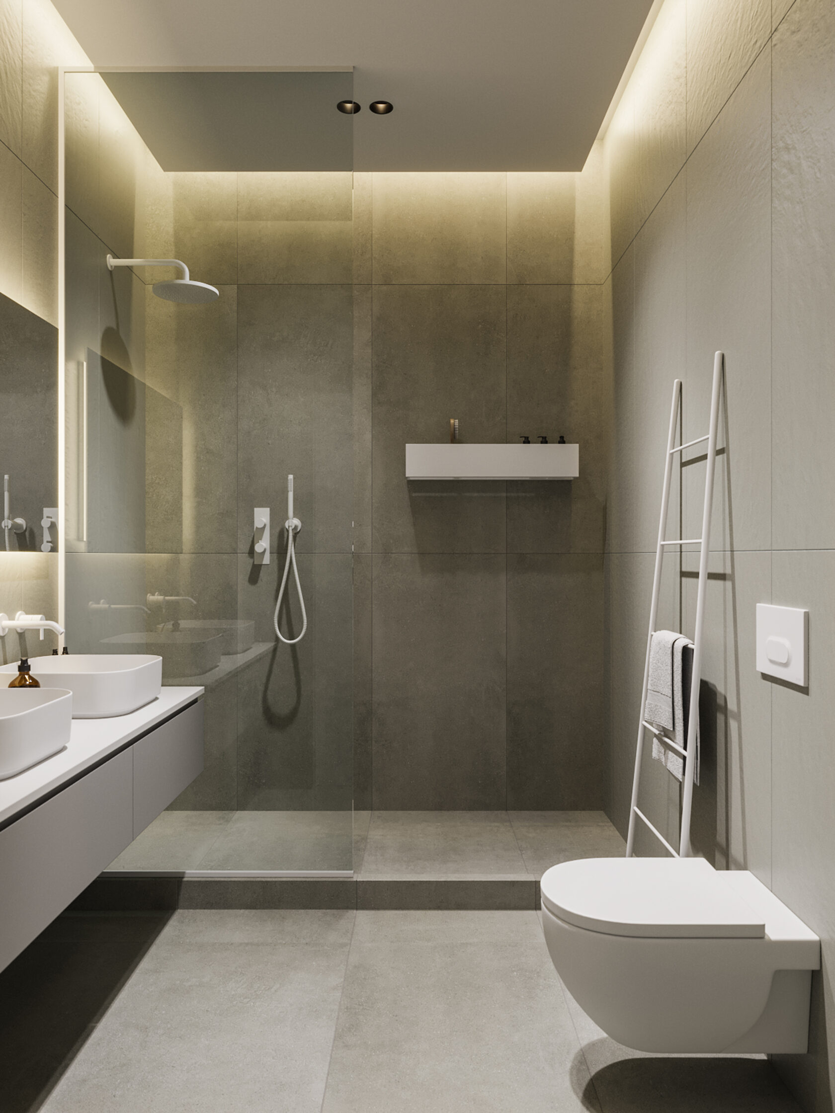 极简和理性：64²柔和色调和对比鲜明的黑色元素：尼恩设计