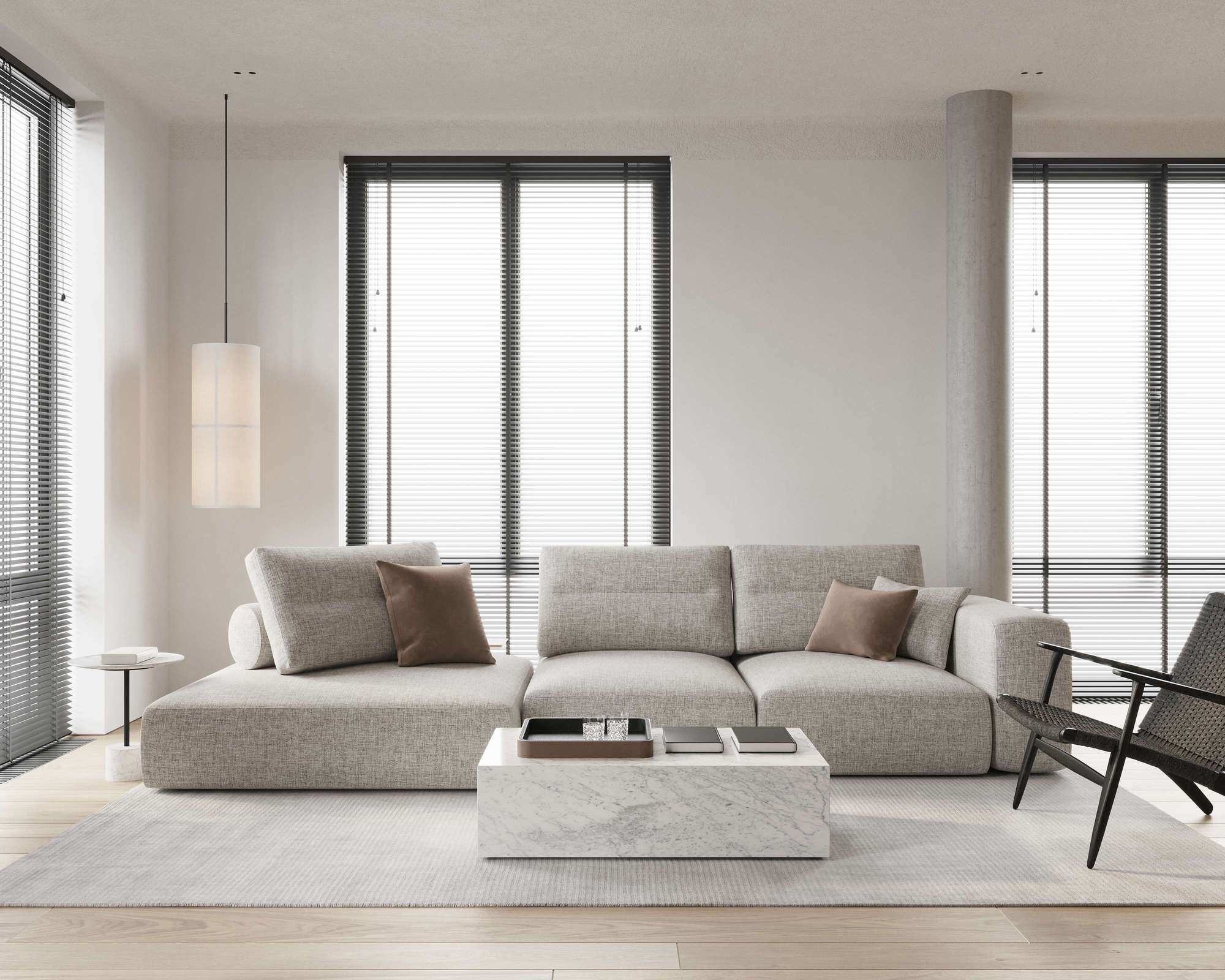 一位“人类高质量男性”的高级公寓 · 66m² | 尼恩设计