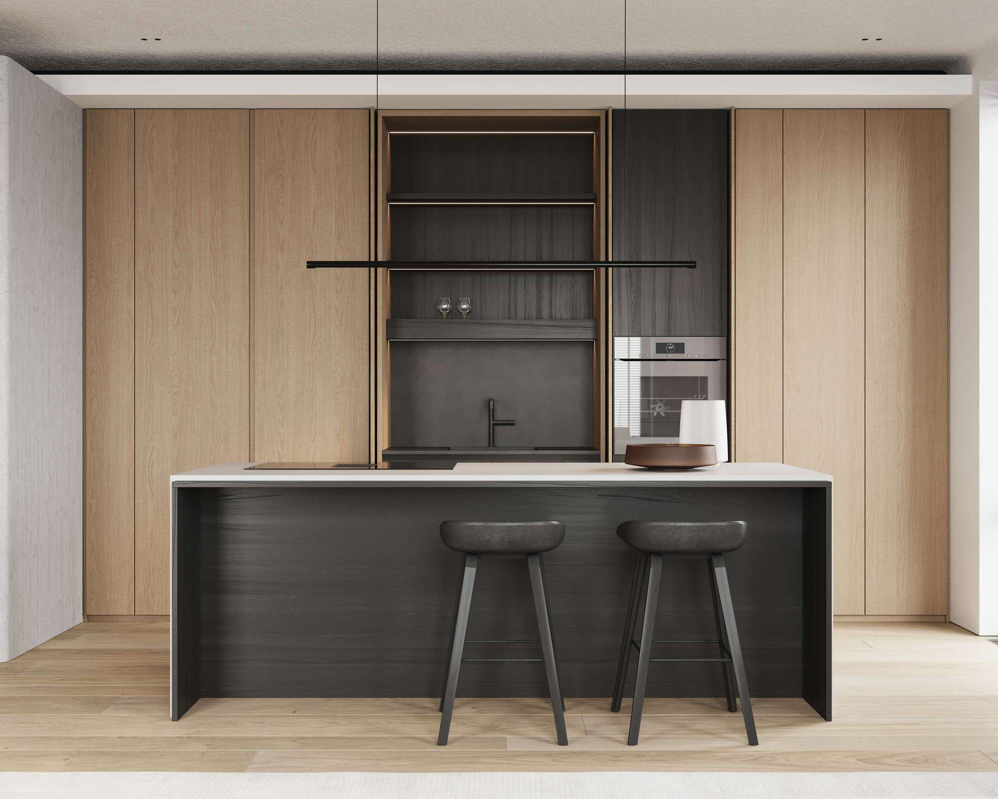 一位“人类高质量男性”的高级公寓 · 66m² | 尼恩设计