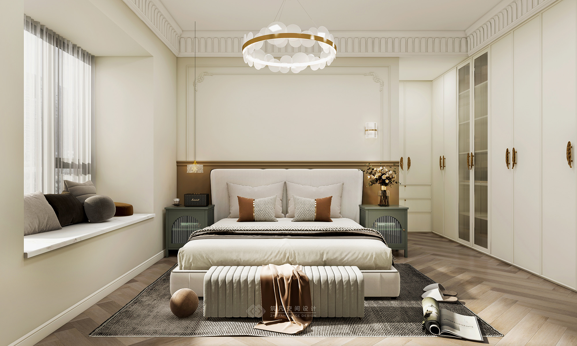 160㎡轻法式，邂逅现代家居的优雅与浪漫