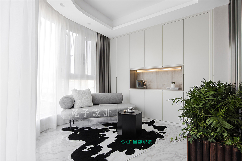 圣都家装丨百川润城160平现代轻奢