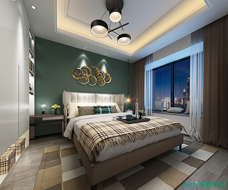 圣都家装丨现代简约绿