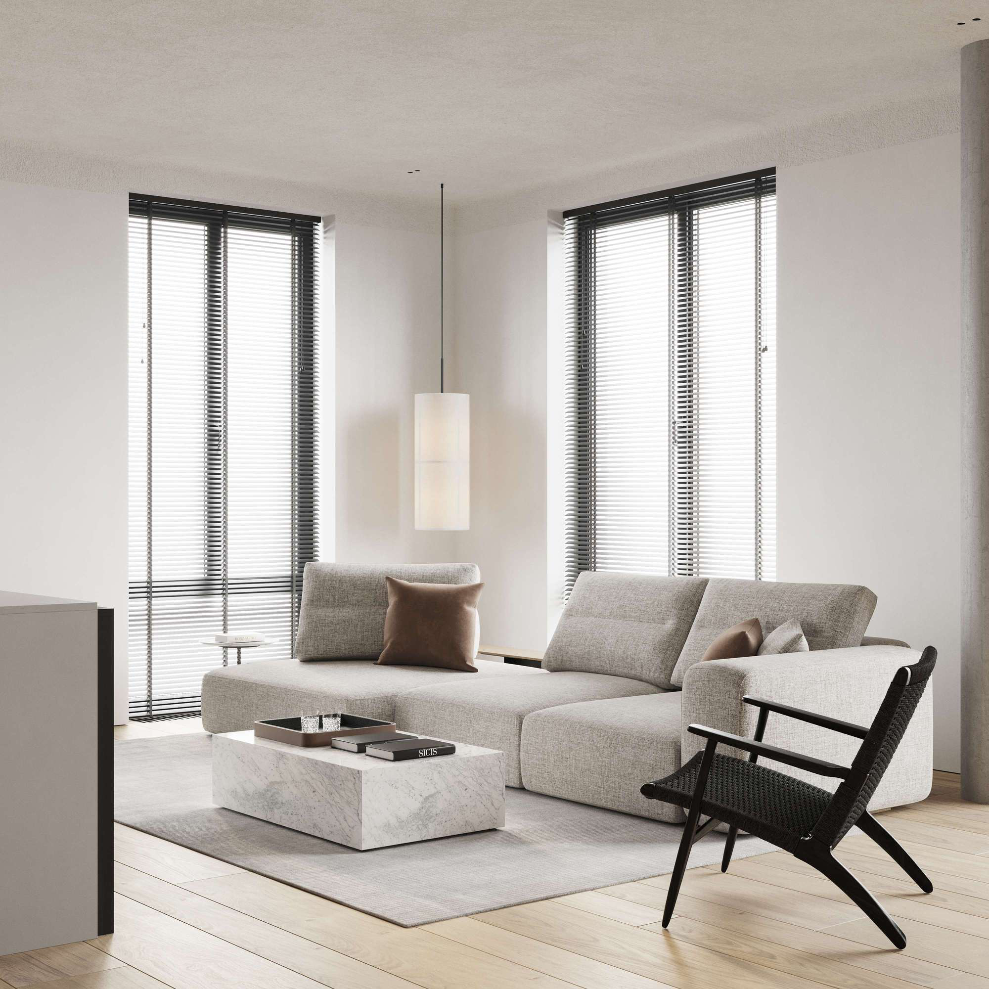 一位“人类高质量男性”的高级公寓 · 66m² | 尼恩设计