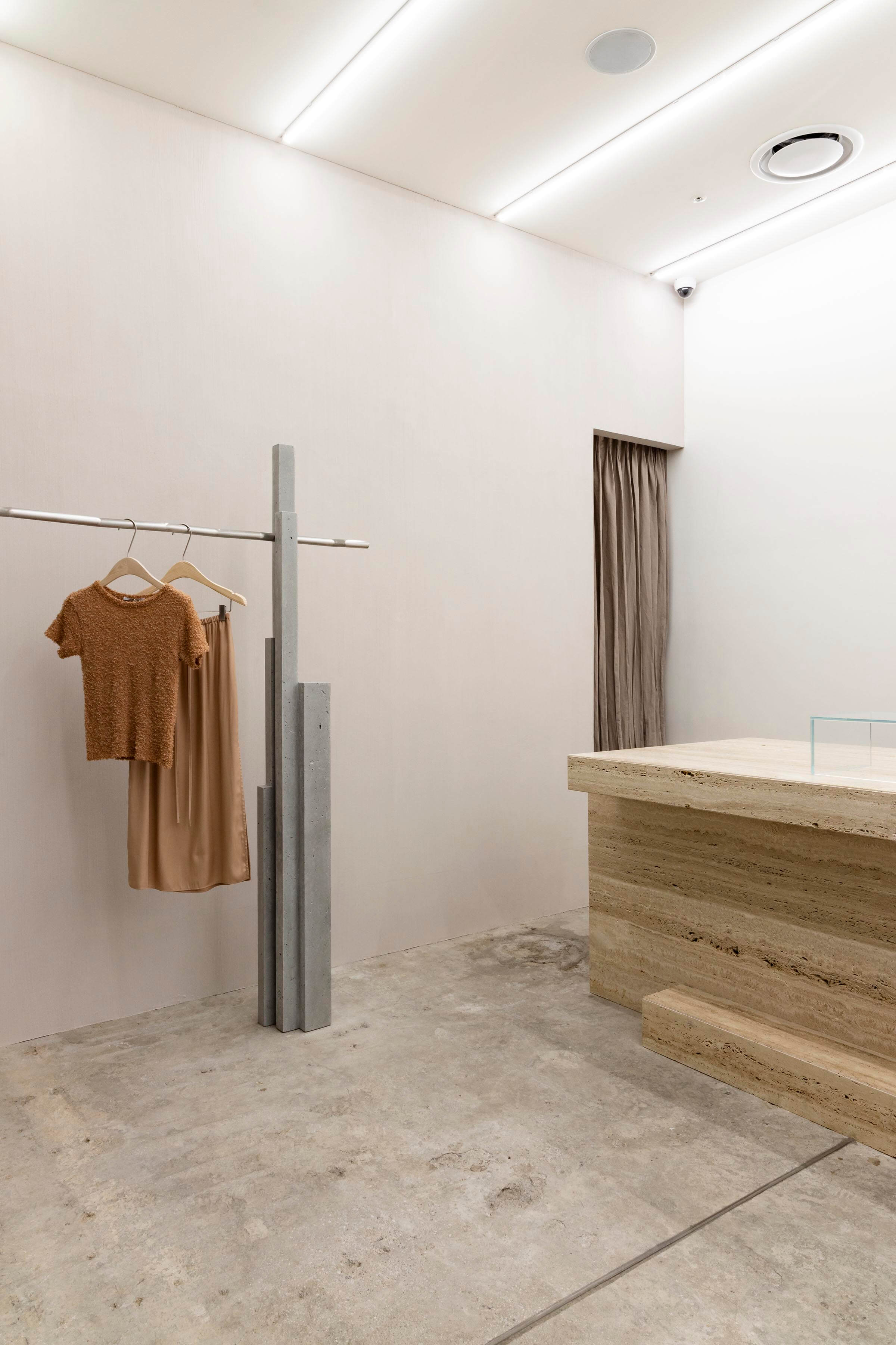 空间秩序概念店铺：金属 / 石材 / 混凝土 | 尼恩设计