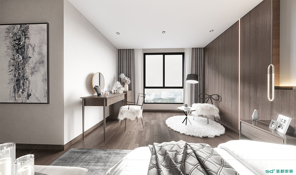 圣都家装丨宁安佳苑320方现代轻奢风格