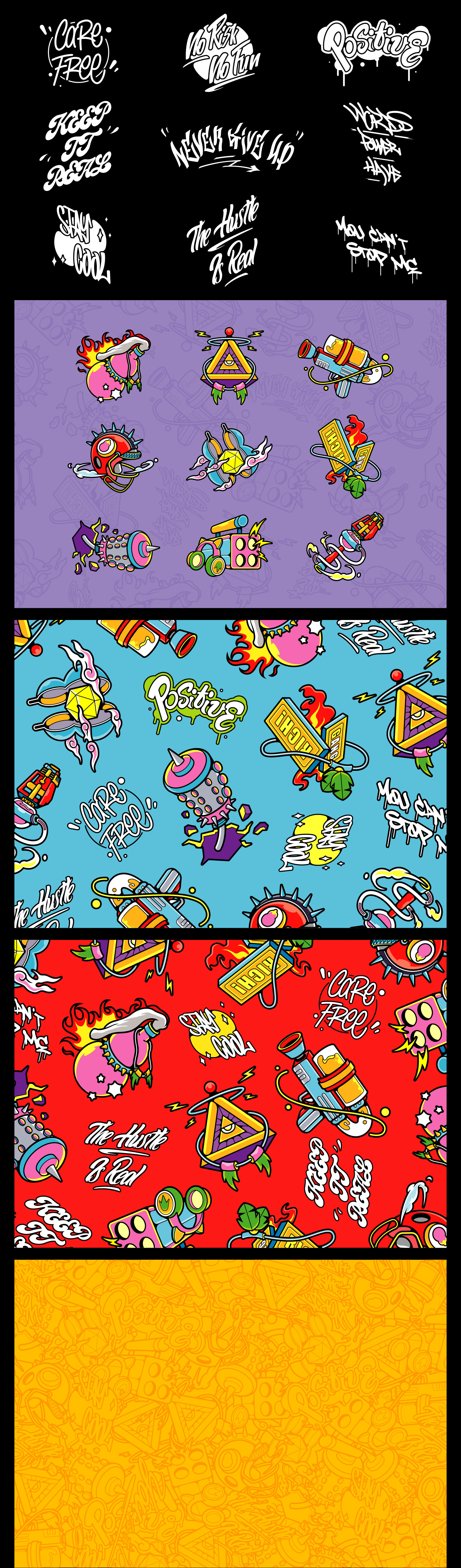 暗黑系葫芦兄弟潮流IP设计