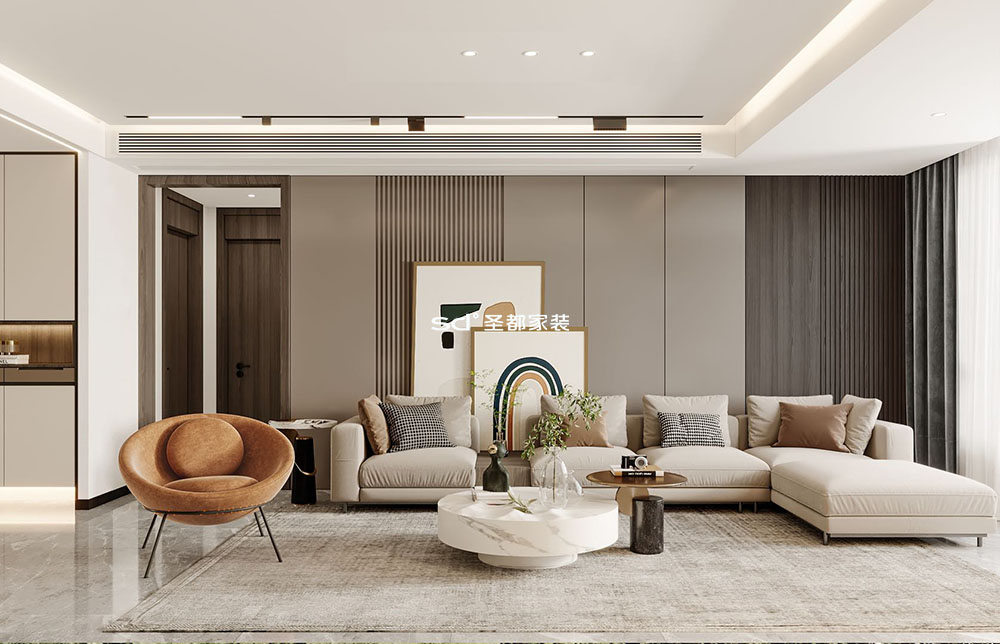圣都家装丨国宾府140平现代温馨