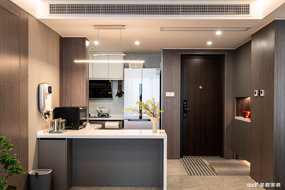 圣都家装丨安徽合肥90㎡现代极简风