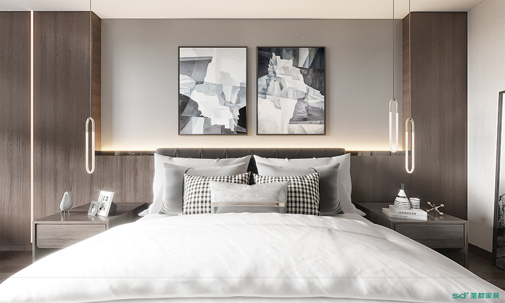 圣都家装丨宁安佳苑320方现代轻奢风格