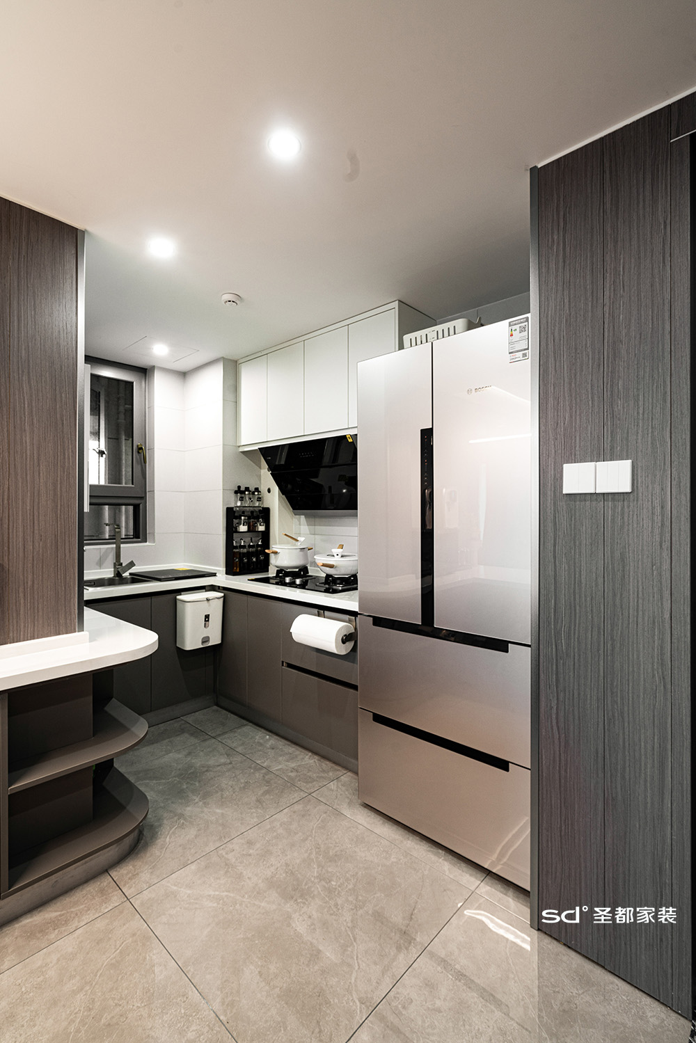 圣都家装丨安徽合肥90㎡现代极简风