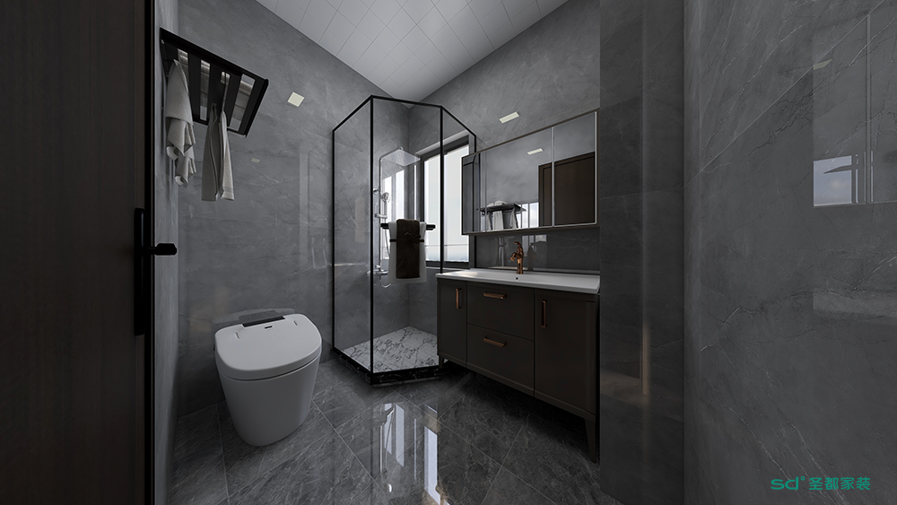 圣都家装丨慈溪市盛湖美庐现代轻奢风