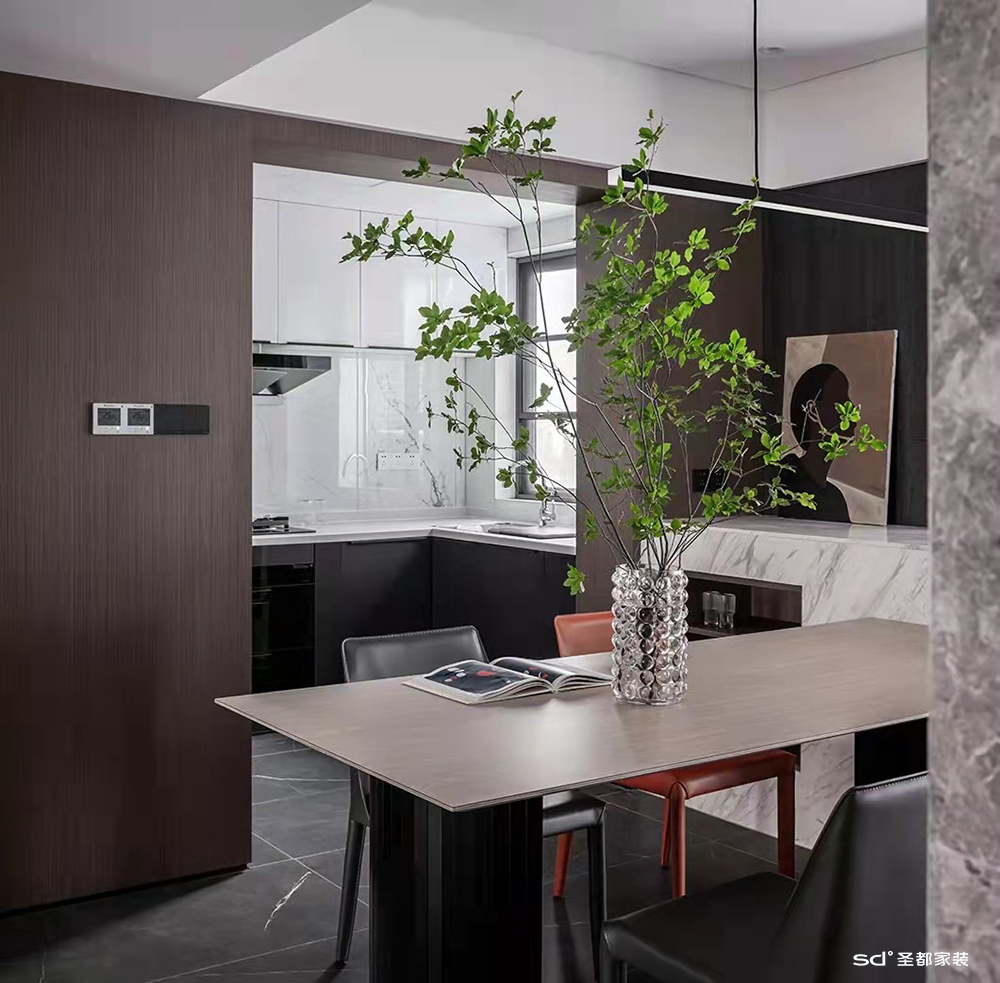 圣都家装丨碧桂园120m²后现代风