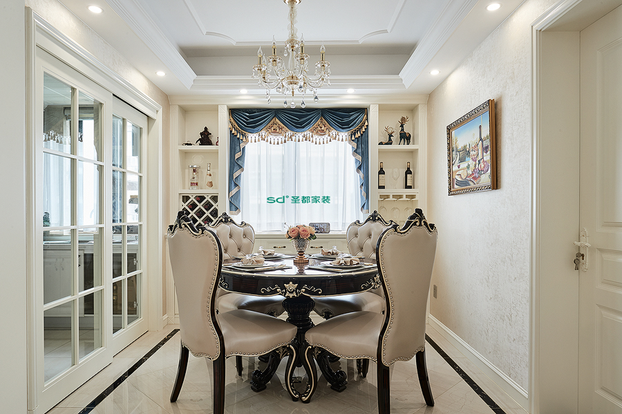 圣都家装丨钱江府140㎡简欧新古典风格
