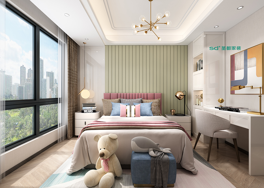 圣都家装丨浙江金华150㎡现代轻奢风格