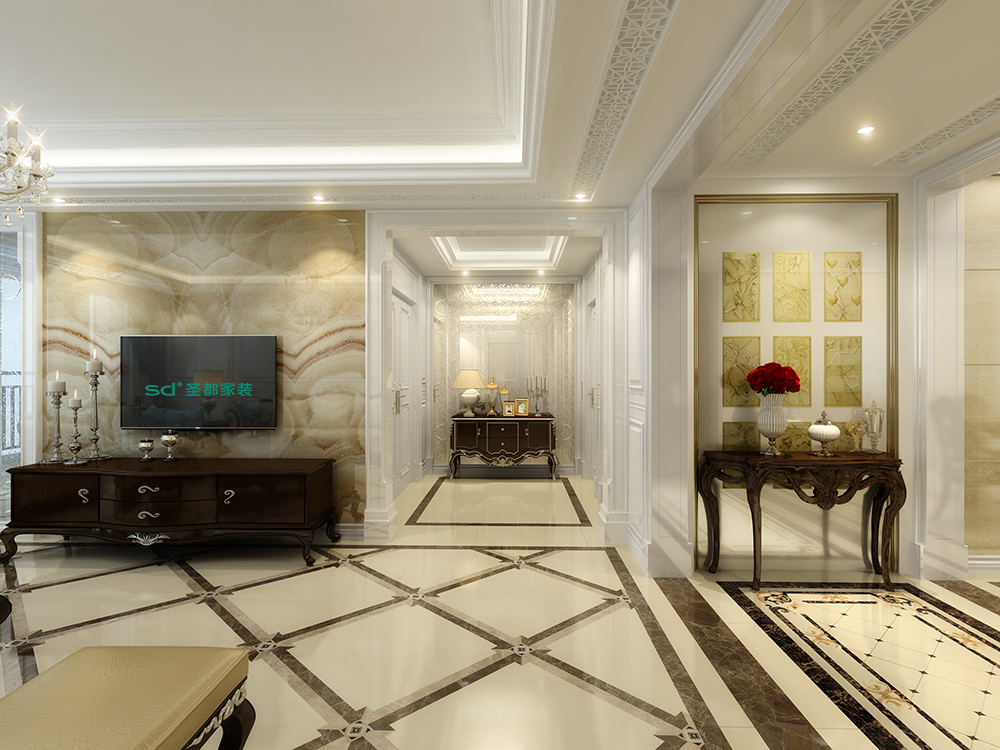 圣都家装丨国信云玺200方轻奢风格