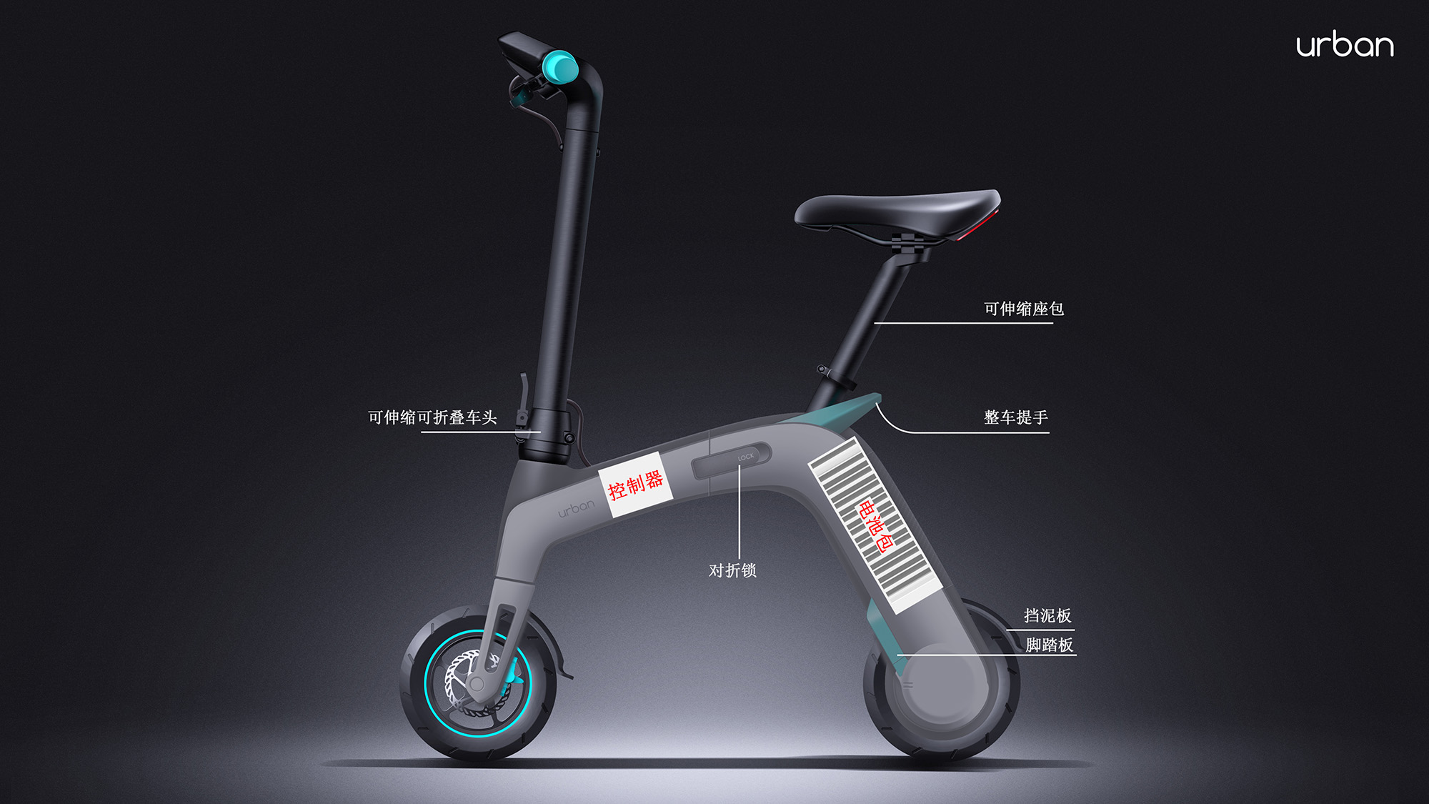 哈士奇设计作品 - 电动车