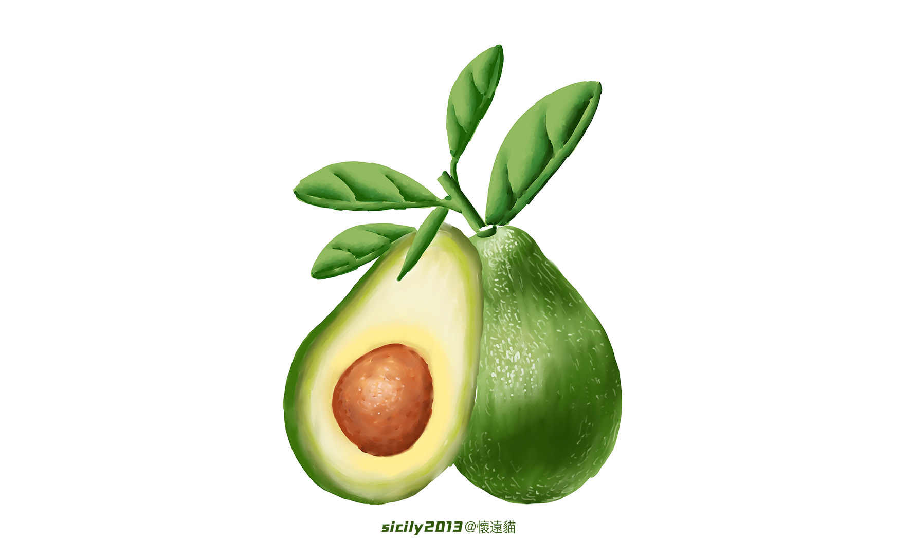 复古风系列-牛油果