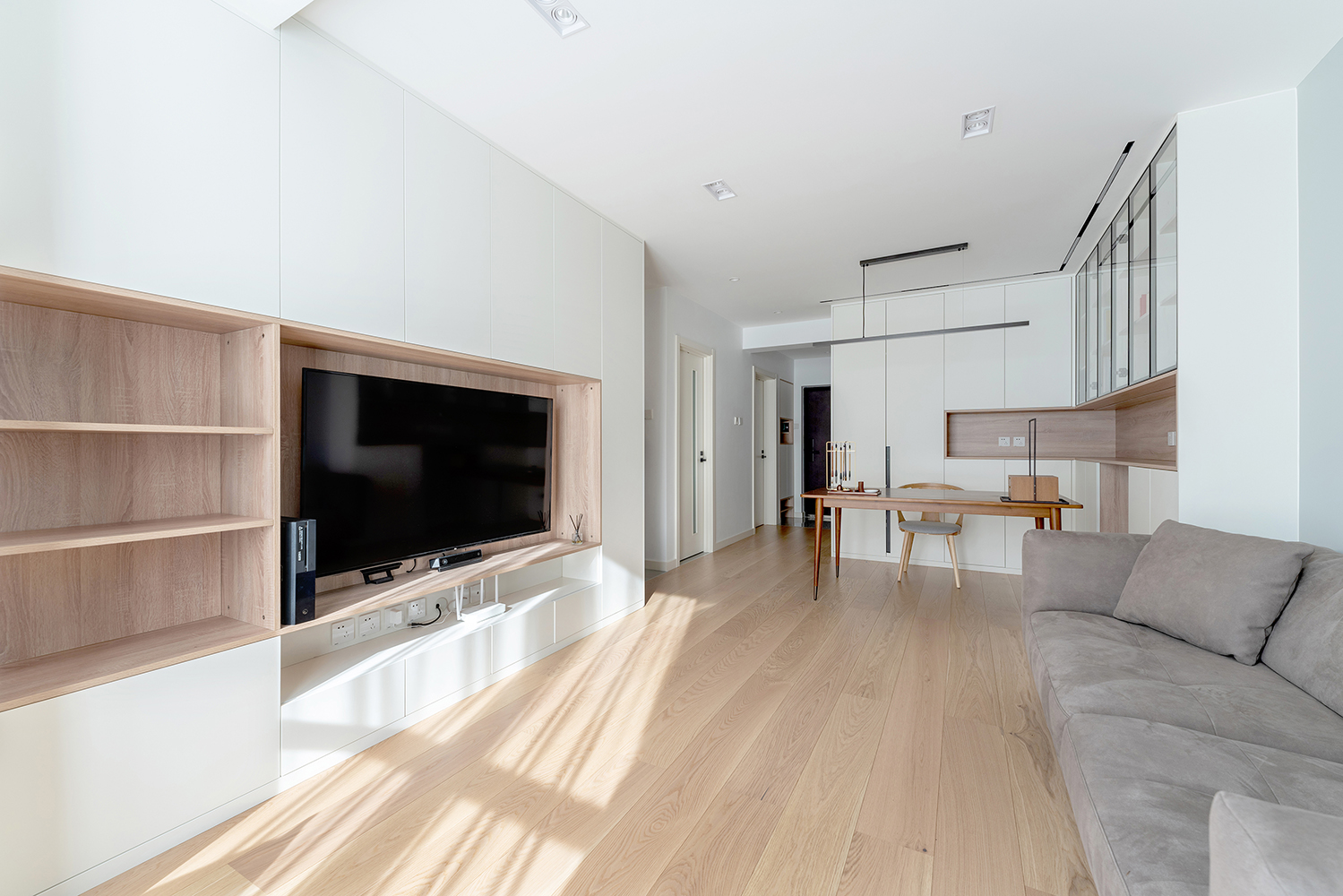 47㎡小户型还能拥有大客厅，享受空间翻倍的居住体验