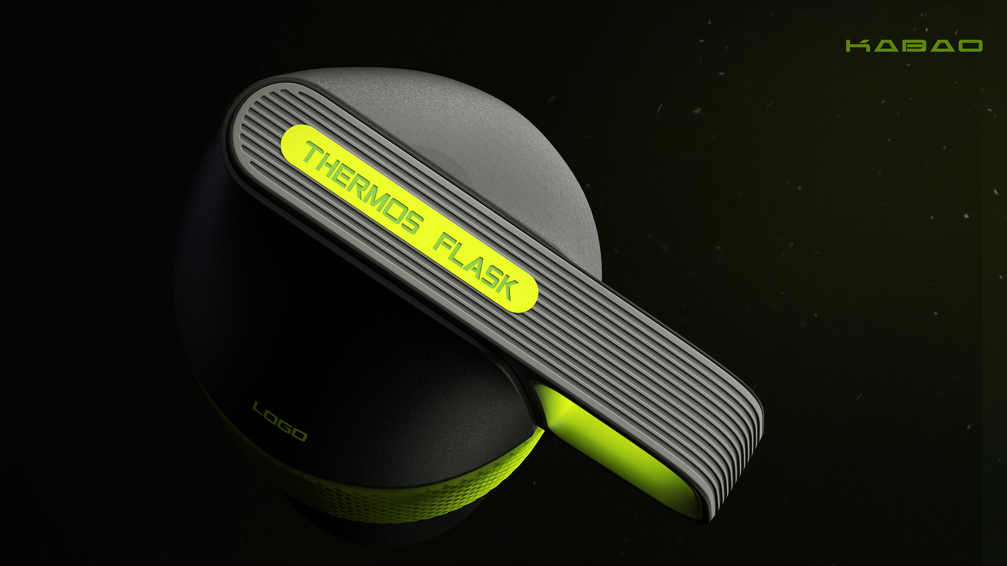 哈士奇设计作品 - 保温杯