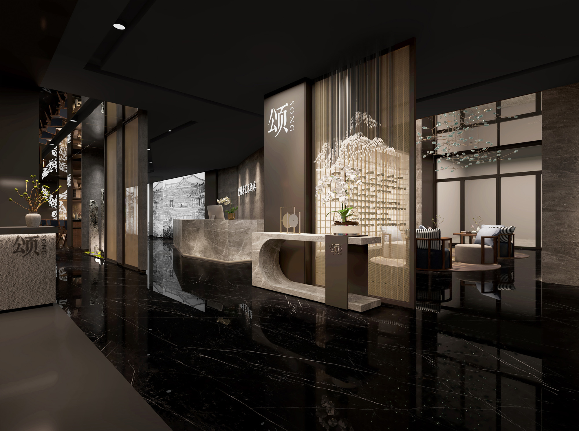 深圳颂·江南宴餐厅设计