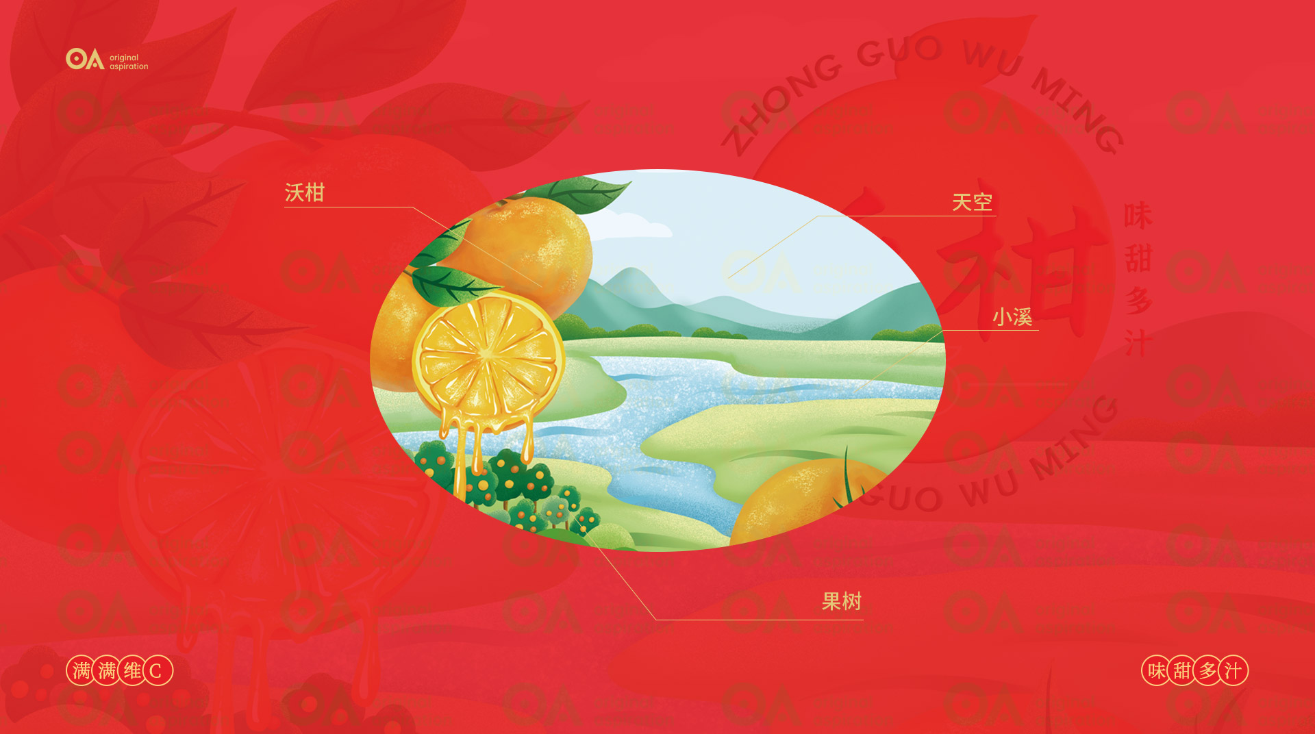 O.A.包装设计-沃柑礼盒