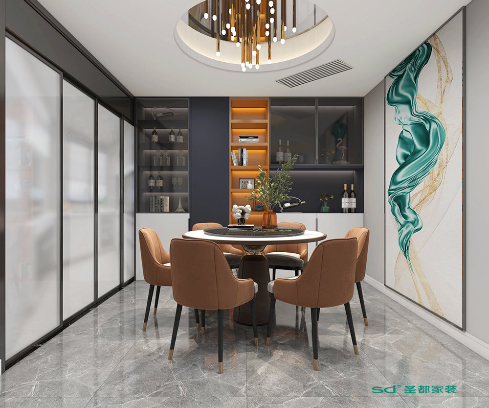 圣都家装丨吴江区天铂140方现代简约风格