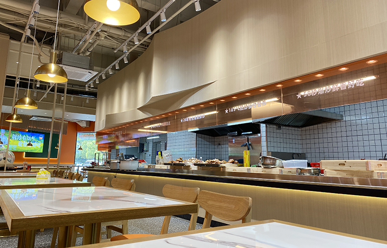 南小碗称重自选简餐现炒快餐武汉首店餐饮全案设计